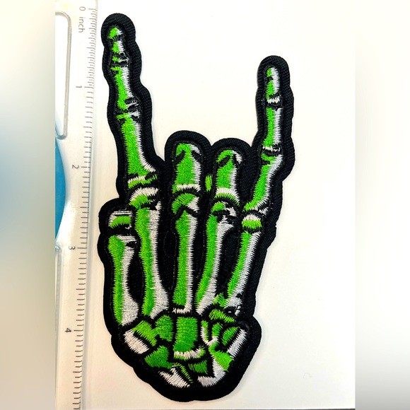 Large Rock On Skeleton Patch - Picture 3 of 3